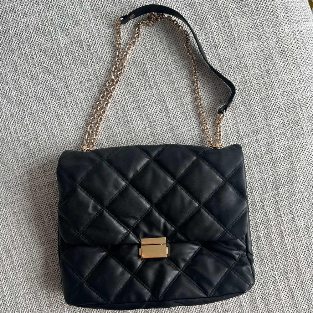 Black Quilt Purse